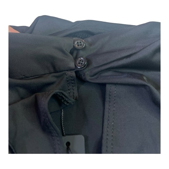 Krisa X Revolve Solid Black Faux Wrap Back Ruched Cutout Bodycon Dress XS NEW - Picture 11 of 14